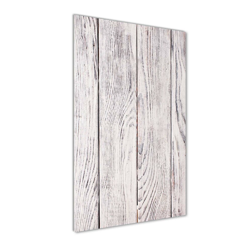 Glass art picture Wooden wall