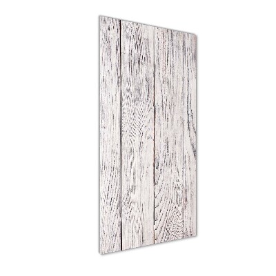 Glass art picture Wooden wall