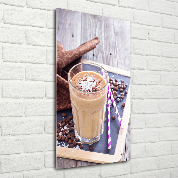 Wall art on glass Chocolate cocktail