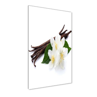 Glass wall art Jasmine and vanilla