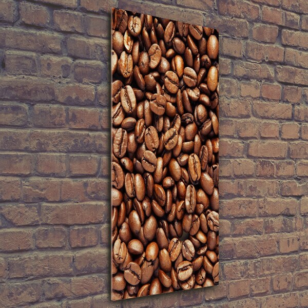 Print on a a glass Coffee beans