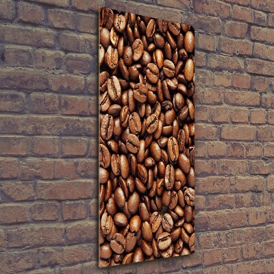 Print on a a glass Coffee beans