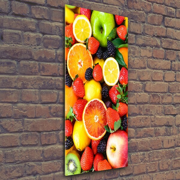 Glass art picture Fruit