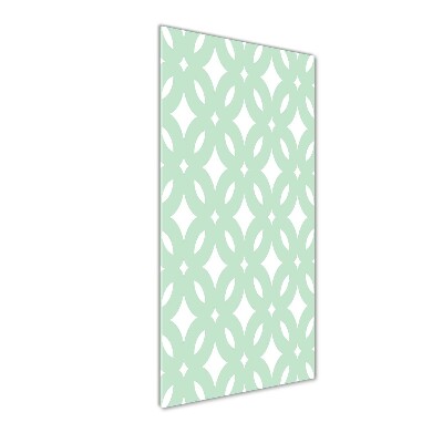 Print on a a glass Geometric background