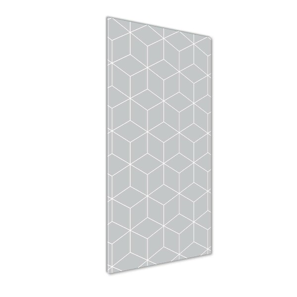 Wall art on glass Geometric background