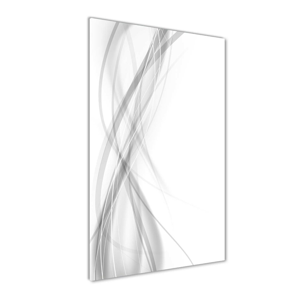 Wall art on glass Wave abstraction