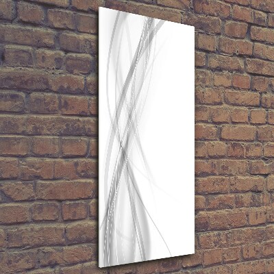 Wall art on glass Wave abstraction