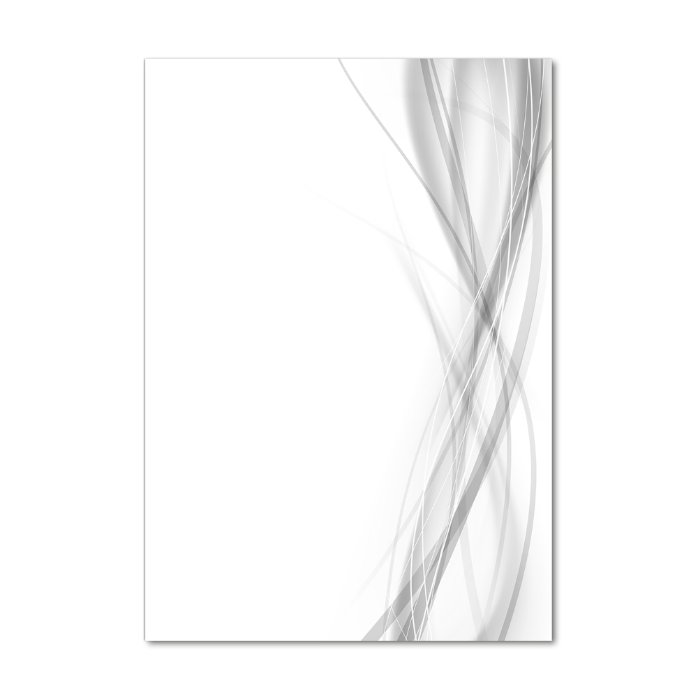 Wall art on glass Wave abstraction