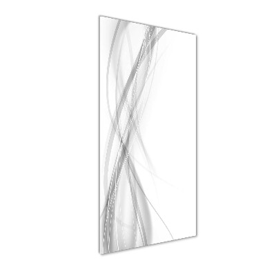 Wall art on glass Wave abstraction