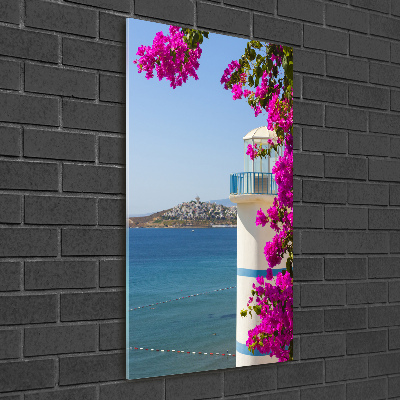 Photo printed on glass Lighthouse