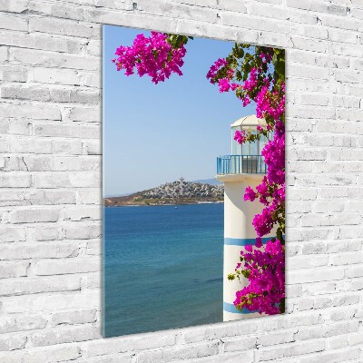 Photo printed on glass Lighthouse