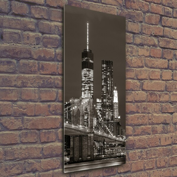 Photo printed on glass Manhattan New York