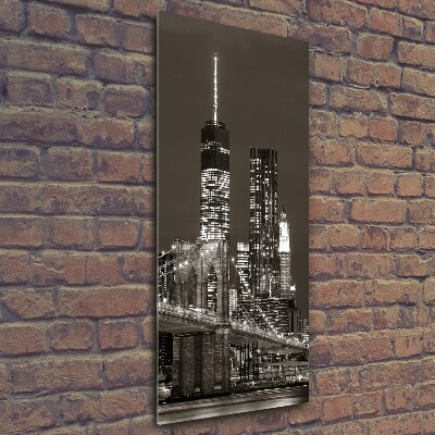 Photo printed on glass Manhattan New York