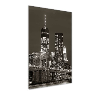 Photo printed on glass Manhattan New York