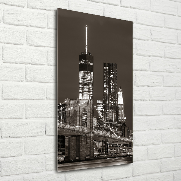 Photo printed on glass Manhattan New York