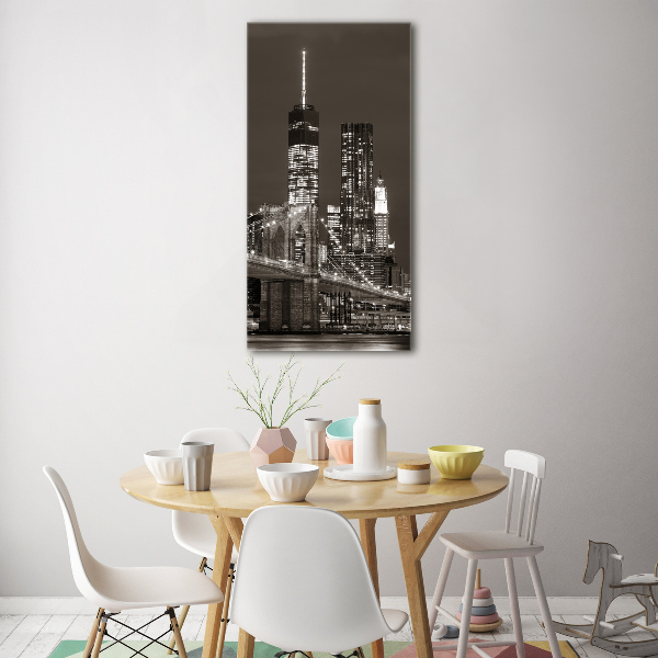 Photo printed on glass Manhattan New York