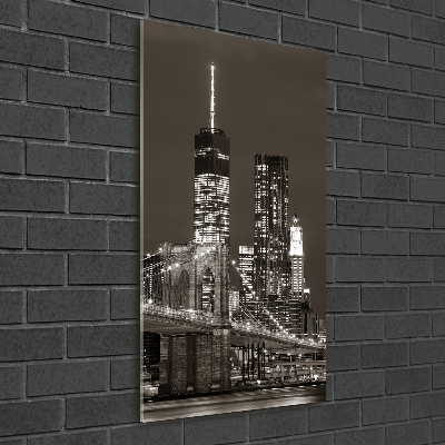 Photo printed on glass Manhattan New York