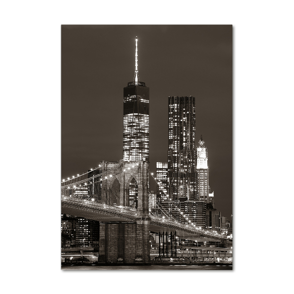 Photo printed on glass Manhattan New York