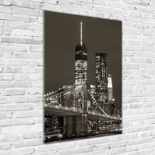 Photo printed on glass Manhattan New York