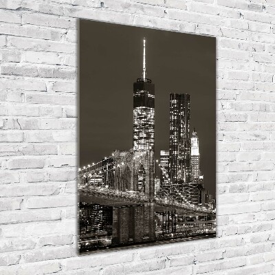 Photo printed on glass Manhattan New York