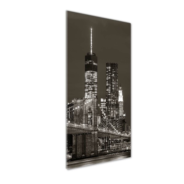 Photo printed on glass Manhattan New York