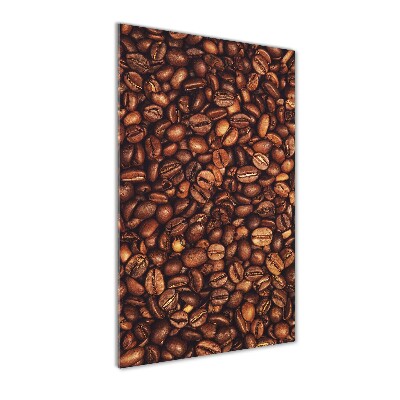 Wall art on glass Coffee beans