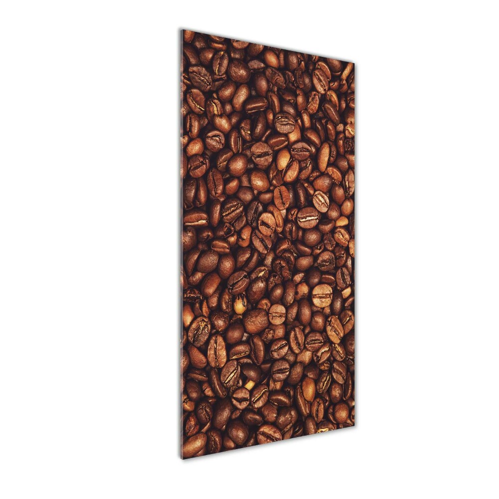 Wall art on glass Coffee beans