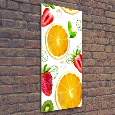 Wall art on glass Fruit