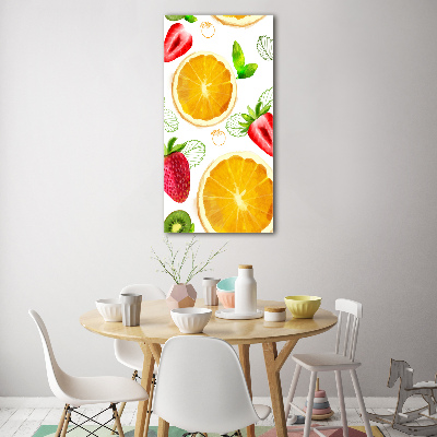 Wall art on glass Fruit