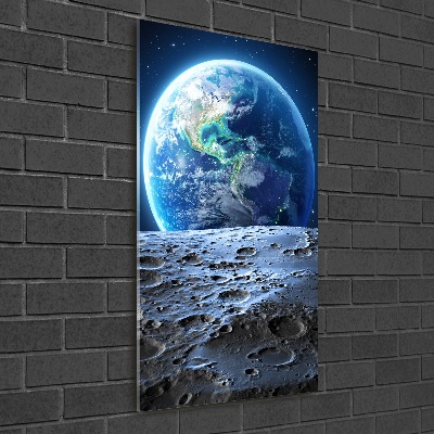 Photo printed on glass Planet Earth