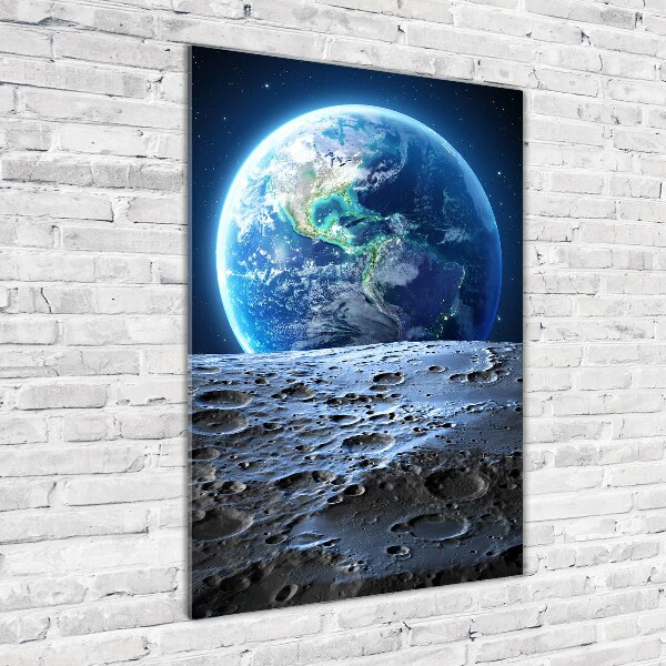 Photo printed on glass Planet Earth