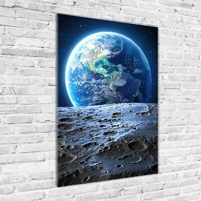 Photo printed on glass Planet Earth