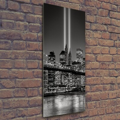 Glass picture wall art Manhattan New York