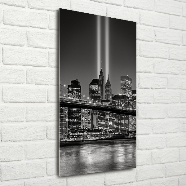 Glass picture wall art Manhattan New York