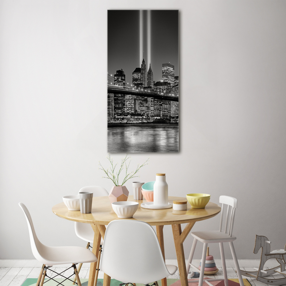 Glass picture wall art Manhattan New York