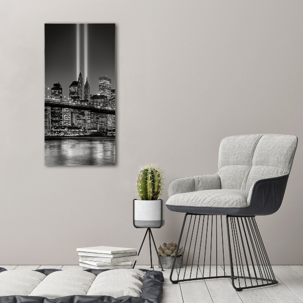 Glass picture wall art Manhattan New York