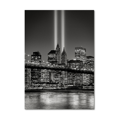 Glass picture wall art Manhattan New York