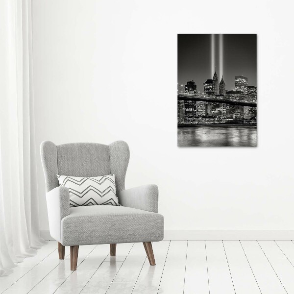 Glass picture wall art Manhattan New York