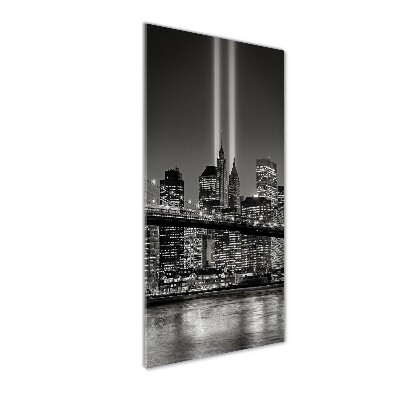 Glass picture wall art Manhattan New York