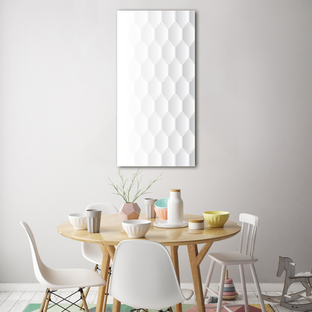 Glass wall art Geometric background