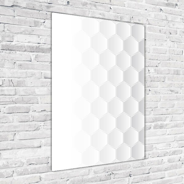 Glass wall art Geometric background