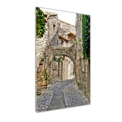 Printed glass wall art Provence France