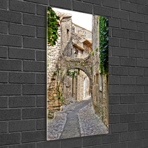 Printed glass wall art Provence France