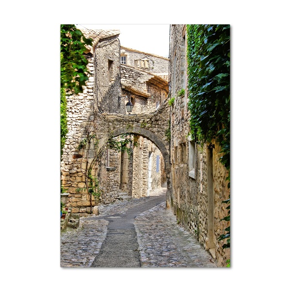 Printed glass wall art Provence France