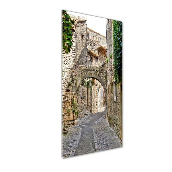 Printed glass wall art Provence France