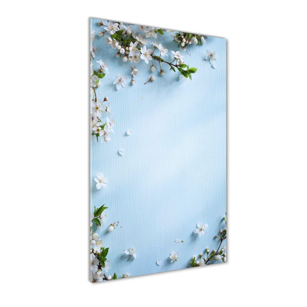 Photo printed on glass Cherry blossoms