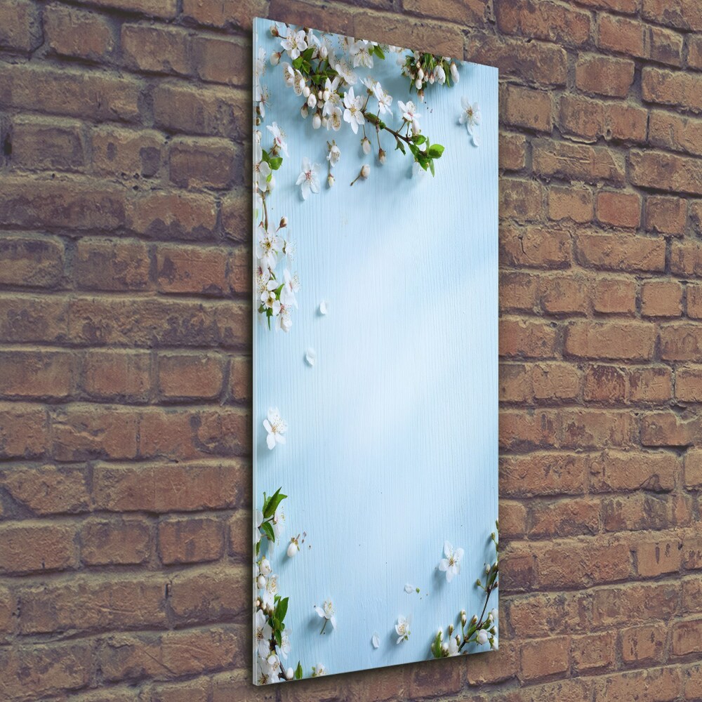 Photo printed on glass Cherry blossoms