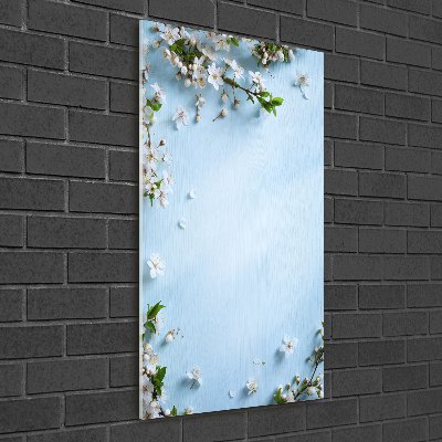 Photo printed on glass Cherry blossoms