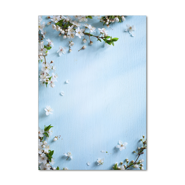 Photo printed on glass Cherry blossoms