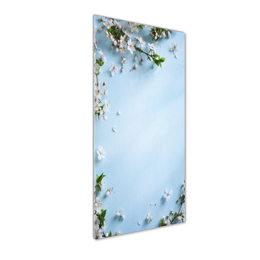 Photo printed on glass Cherry blossoms